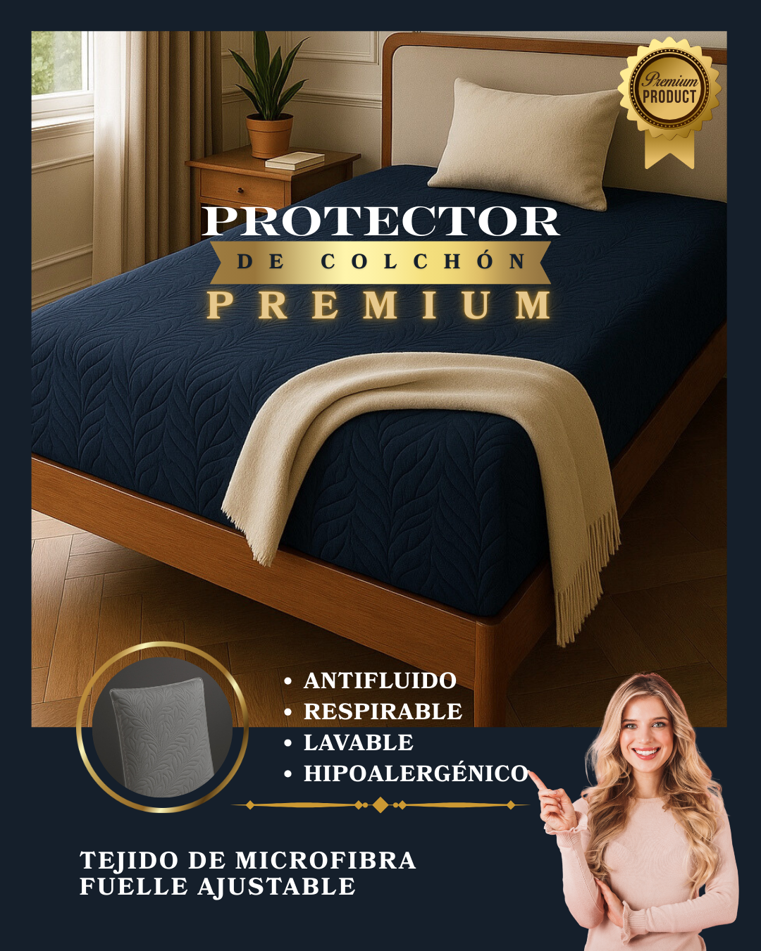 PROTECTOR DE COLCHÓN PREMIUM
