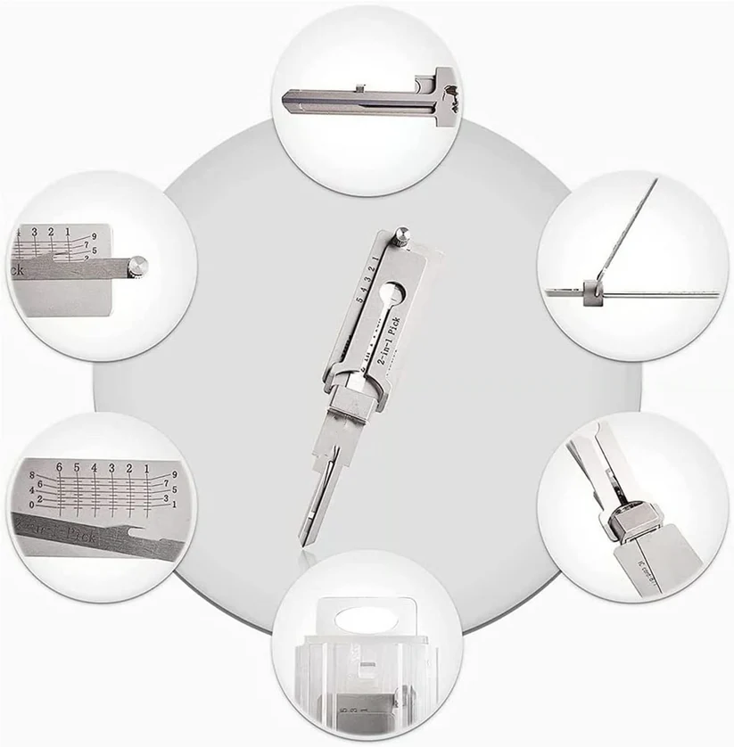 Decodificador de llave maestra de acero inoxidable