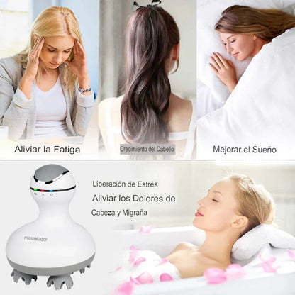 Masajeador capilar para caída severa y estimulación de crecimiento del cabello💆🏻‍♀️