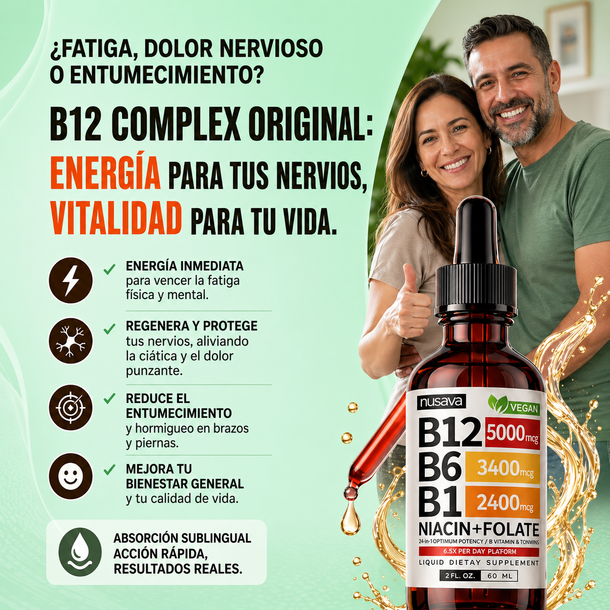 B12 Complex Original | Energía y Regeneración Nerviosa