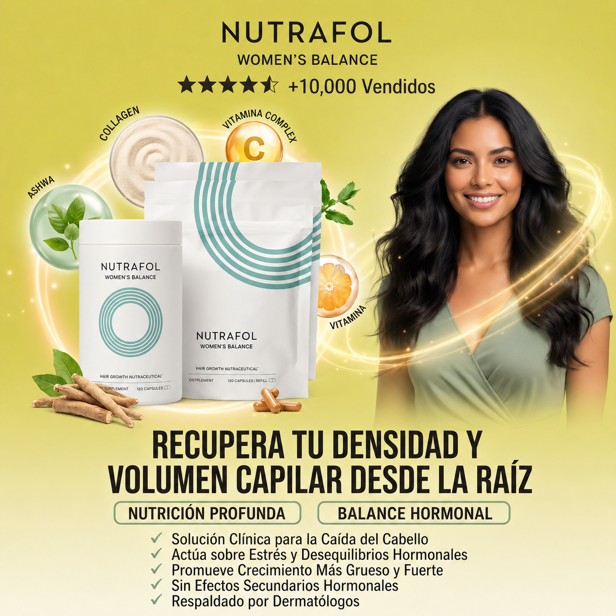 Nutrafol Women's | Cabello más fuerte