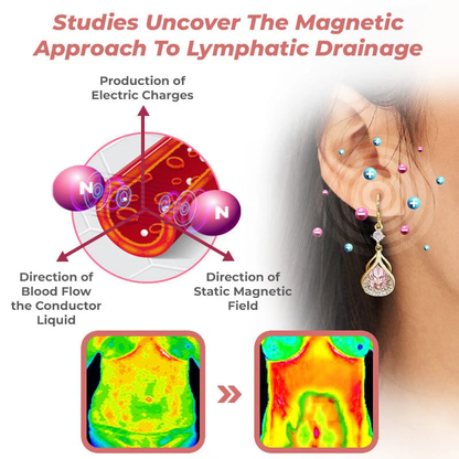 Pendientes magnetógenos de flujo linfático DIYSTAR™