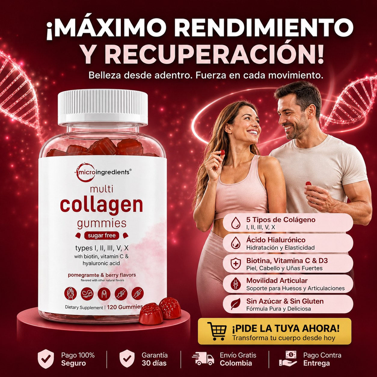 Multi Collagen Complex | Juventud y Vitalidad en cada Goma