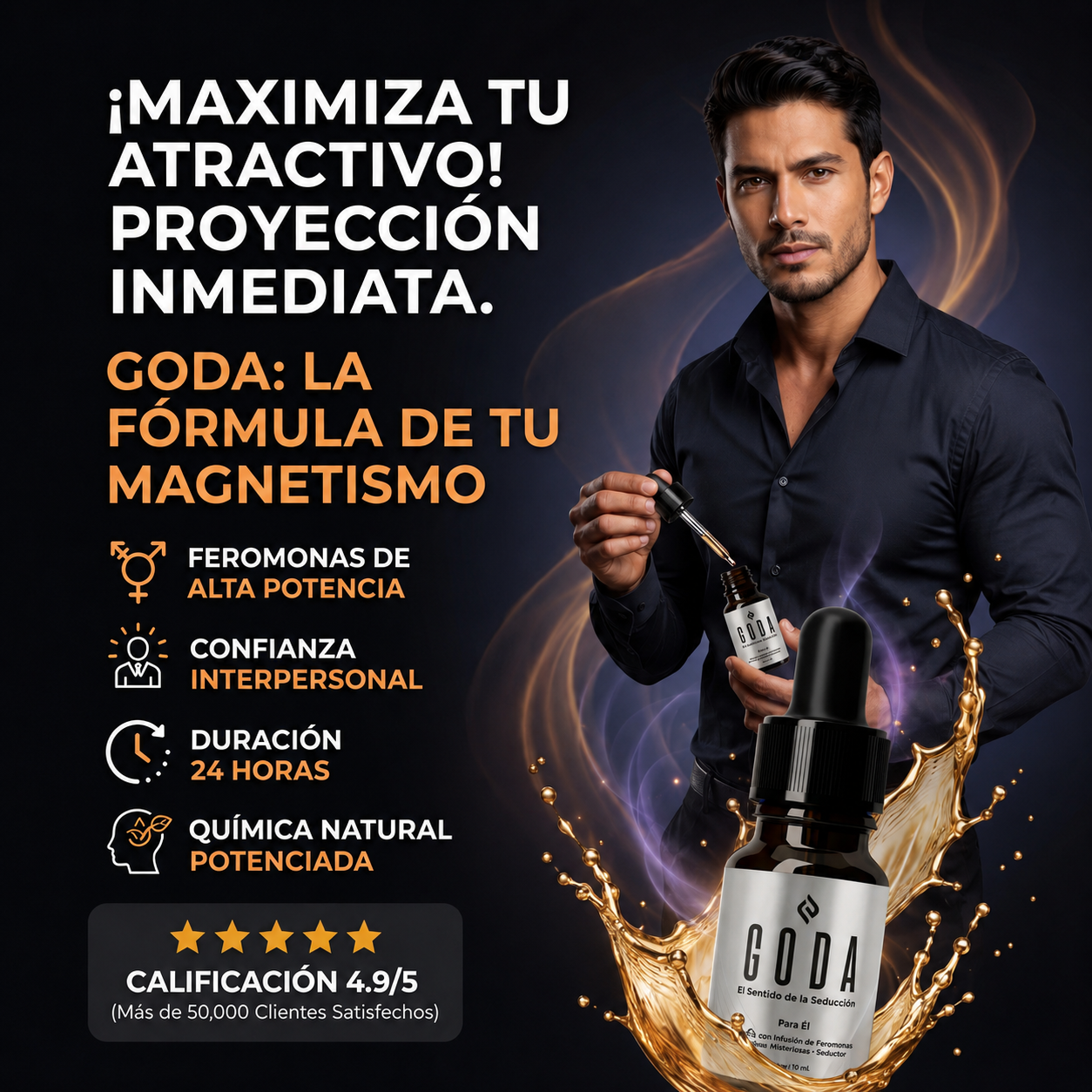 Perfumes GODA 2X1: El Poder de la Atracción (Para Él)