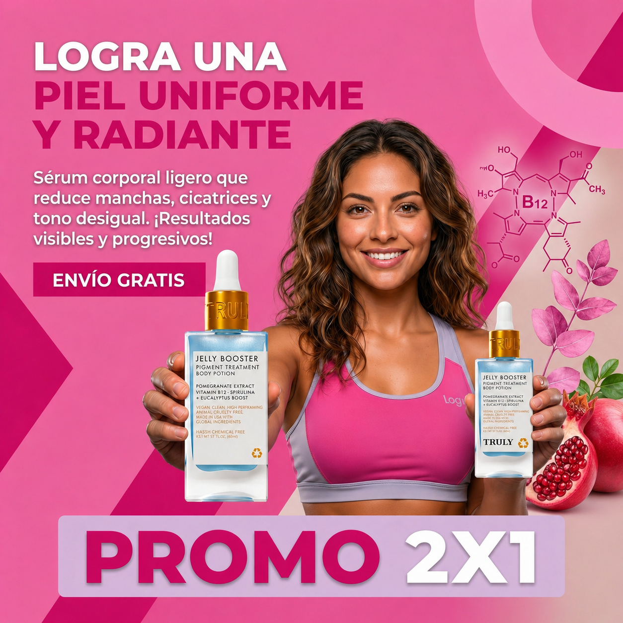 Jelly Booster | PROMO 2X1 | Piel Uniforme y Sin Manchas