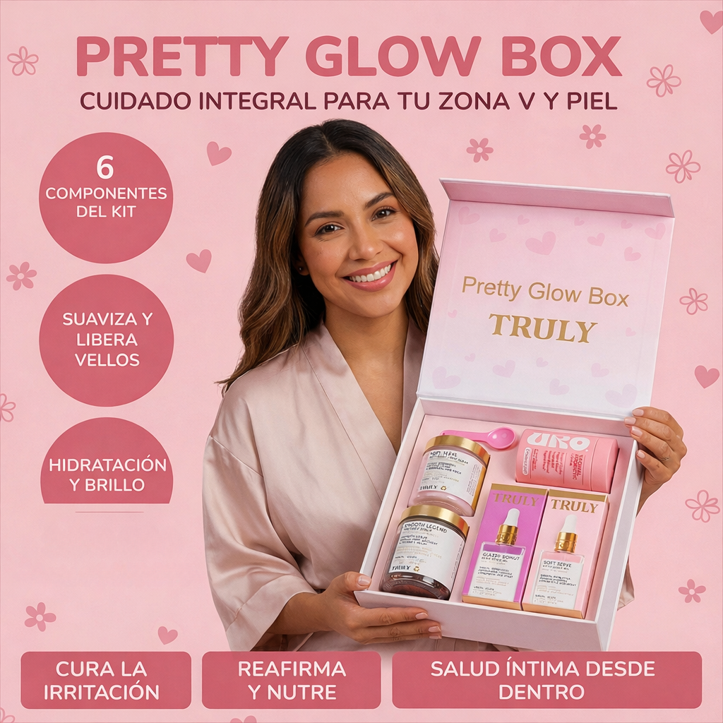 Pretty Glow box Truly | Kit de cuidado femenino.