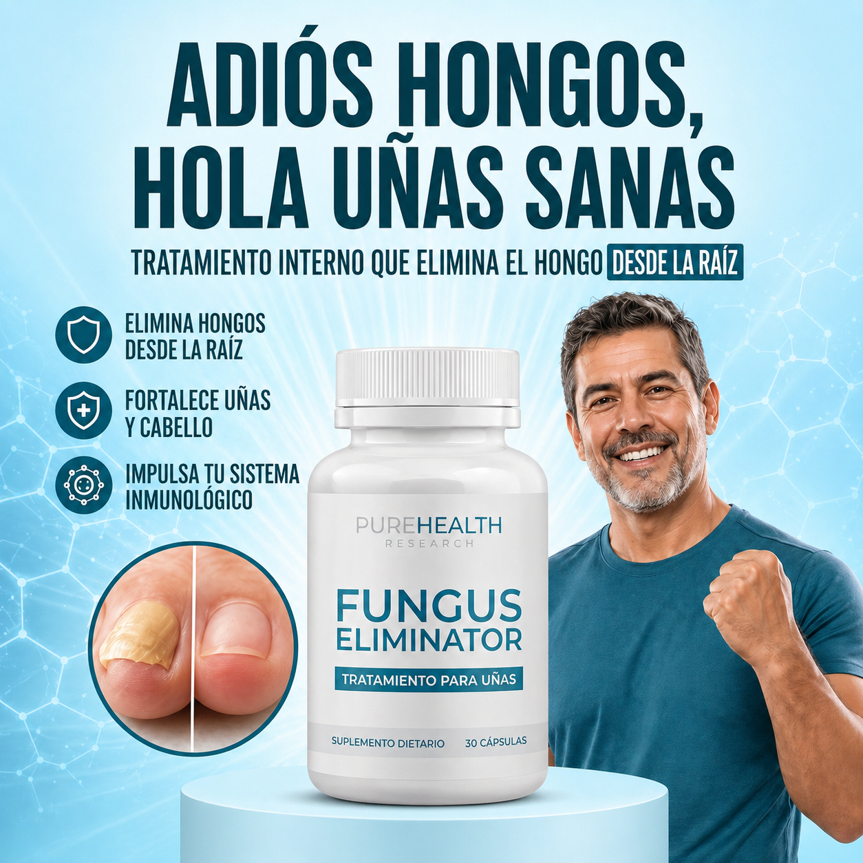 Fungus Eliminator | Uñas Fuertes y Libres de Hongos