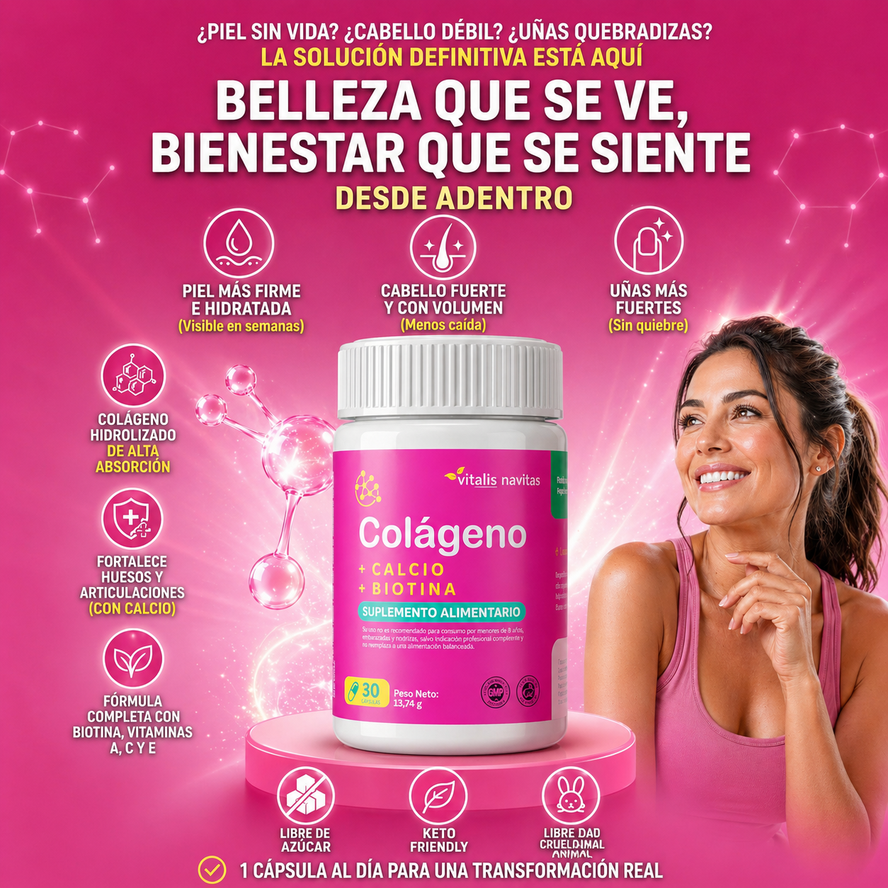 Colágeno Vitalis Navitas | Belleza y Vitalidad Total