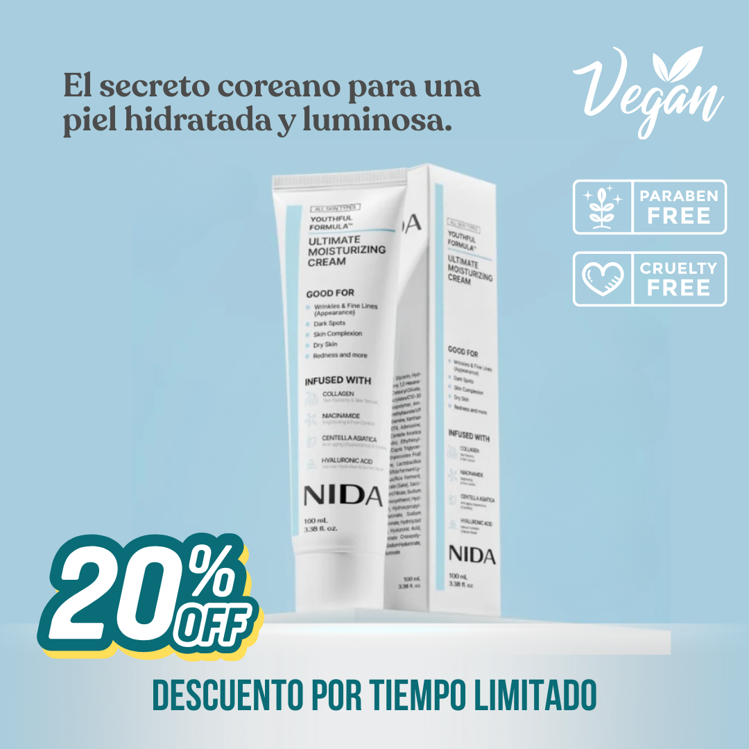 Crema NIDA | El secreto coreano para una piel hidratada y luminosa