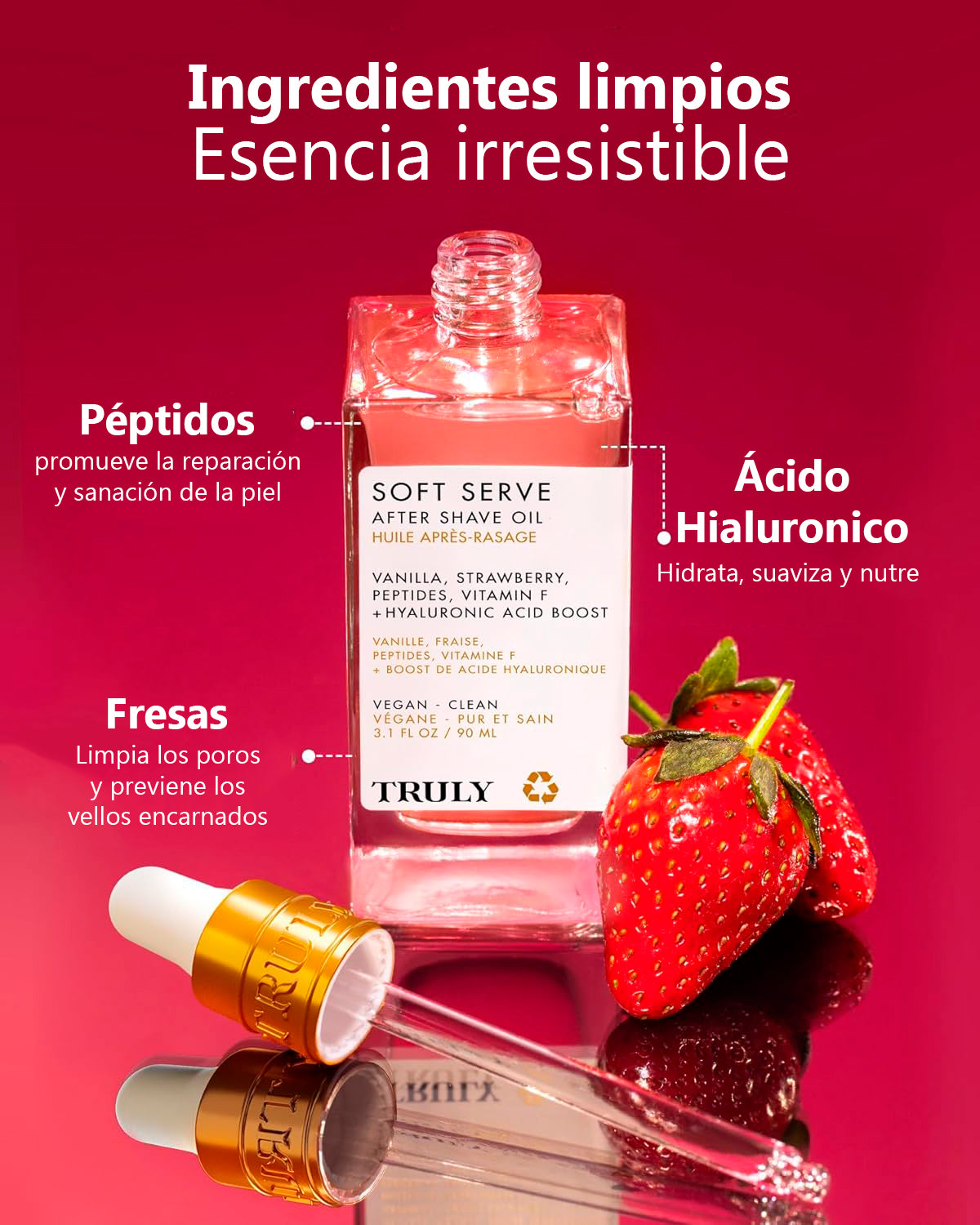 Combo Truly Aceite + mantequilla Corporal para depilar y humectar la piel