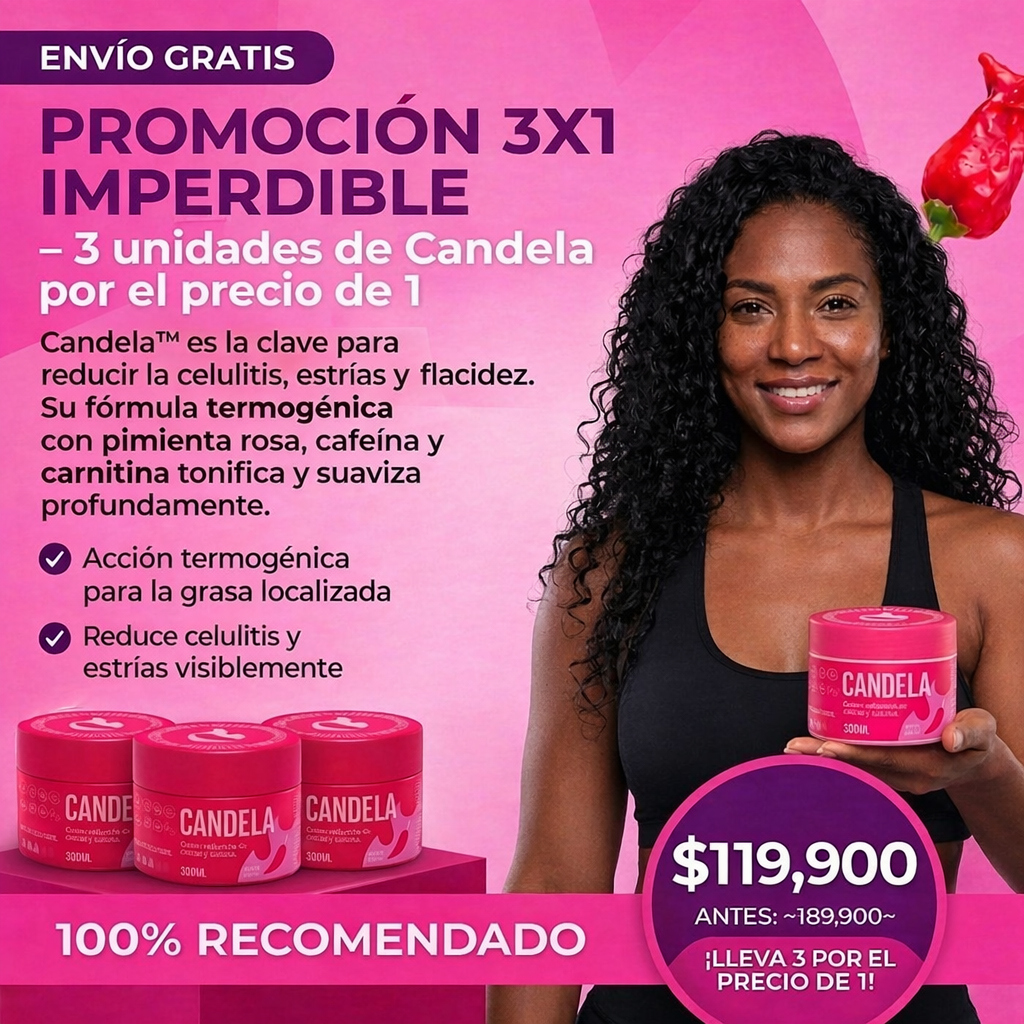 Candela™ 3x1: Piel Firme Sin Celulitis Sin Estrías