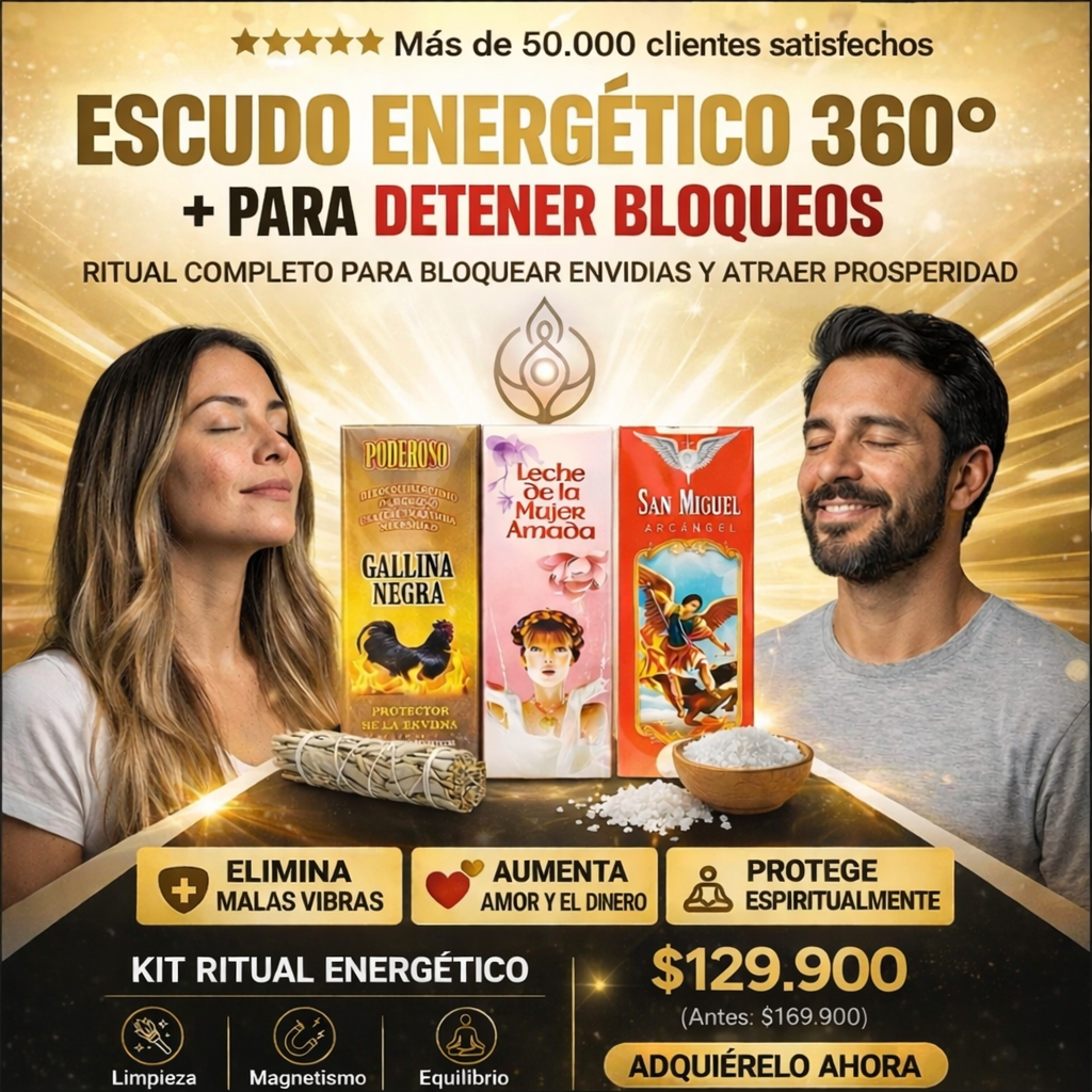 Escudo Sagrado 360°: Kit de Riego Limpia Energías